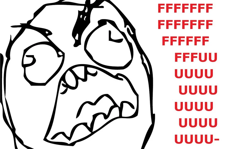 FFFFFUUUU rage comic